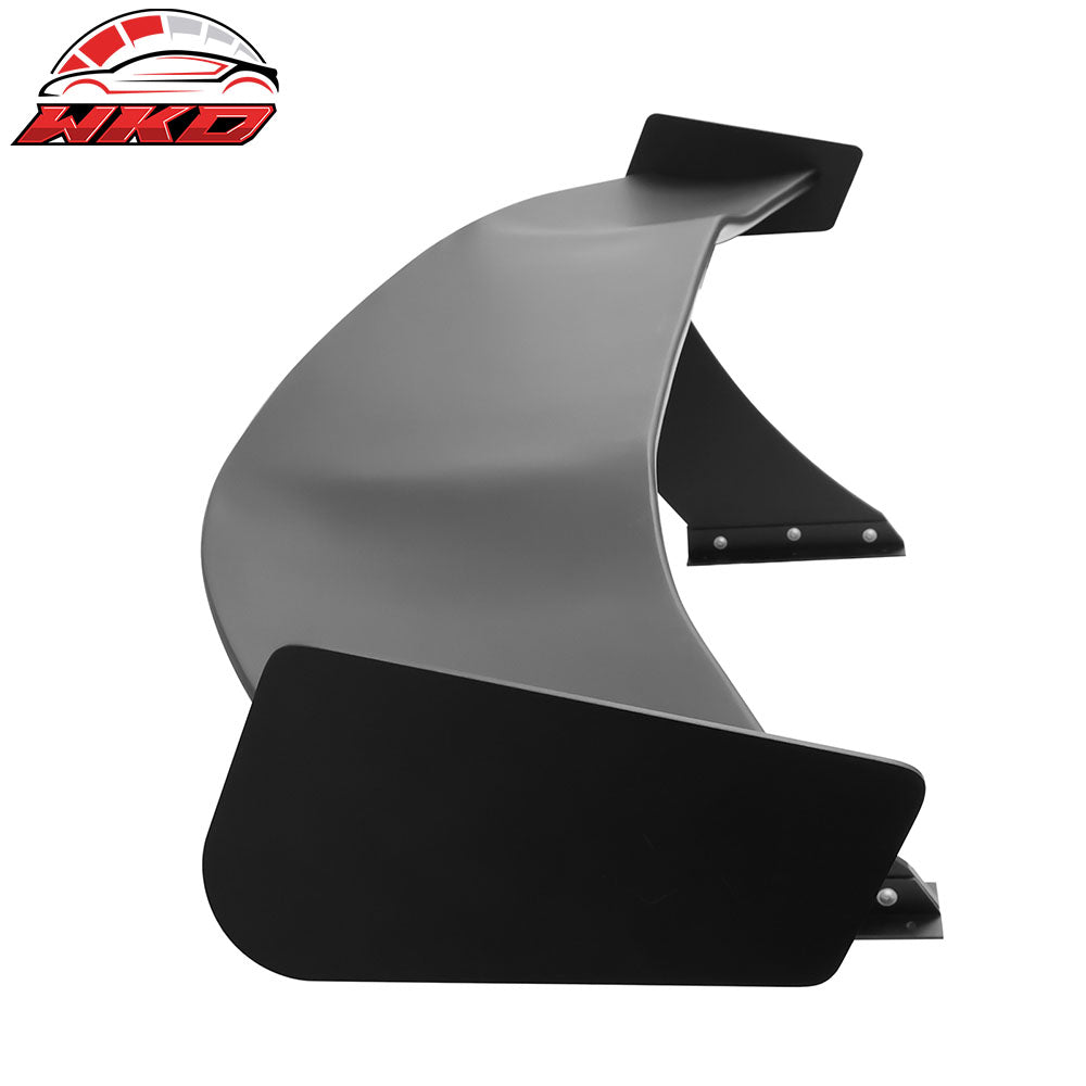 Universal 57" GT Trunk Spoiler Adjustable Rear Racing Wing (V4A Leg + V4C Plate)