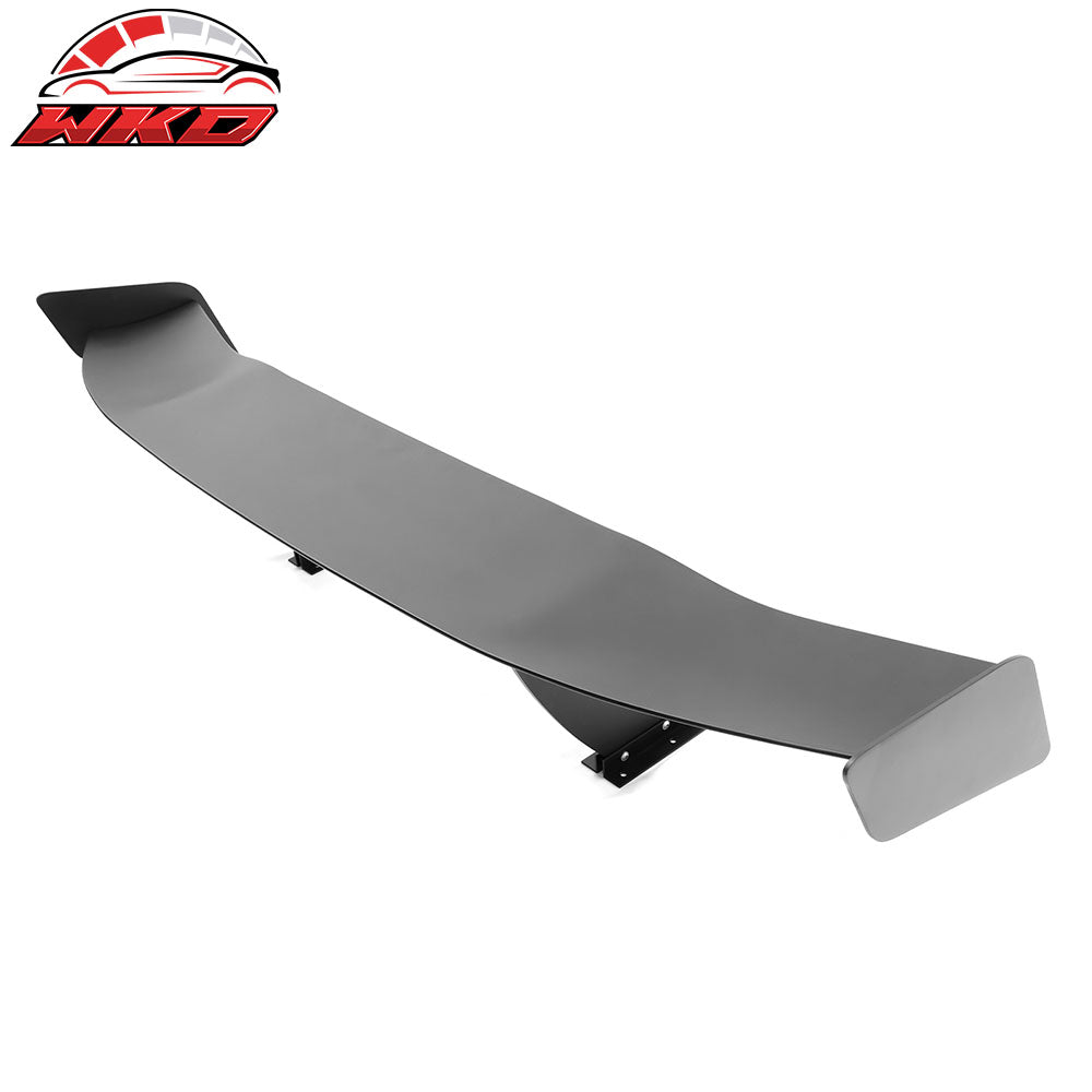 Universal 57" GT Trunk Spoiler Adjustable Rear Racing Wing (V4A Leg + V4D Plate)