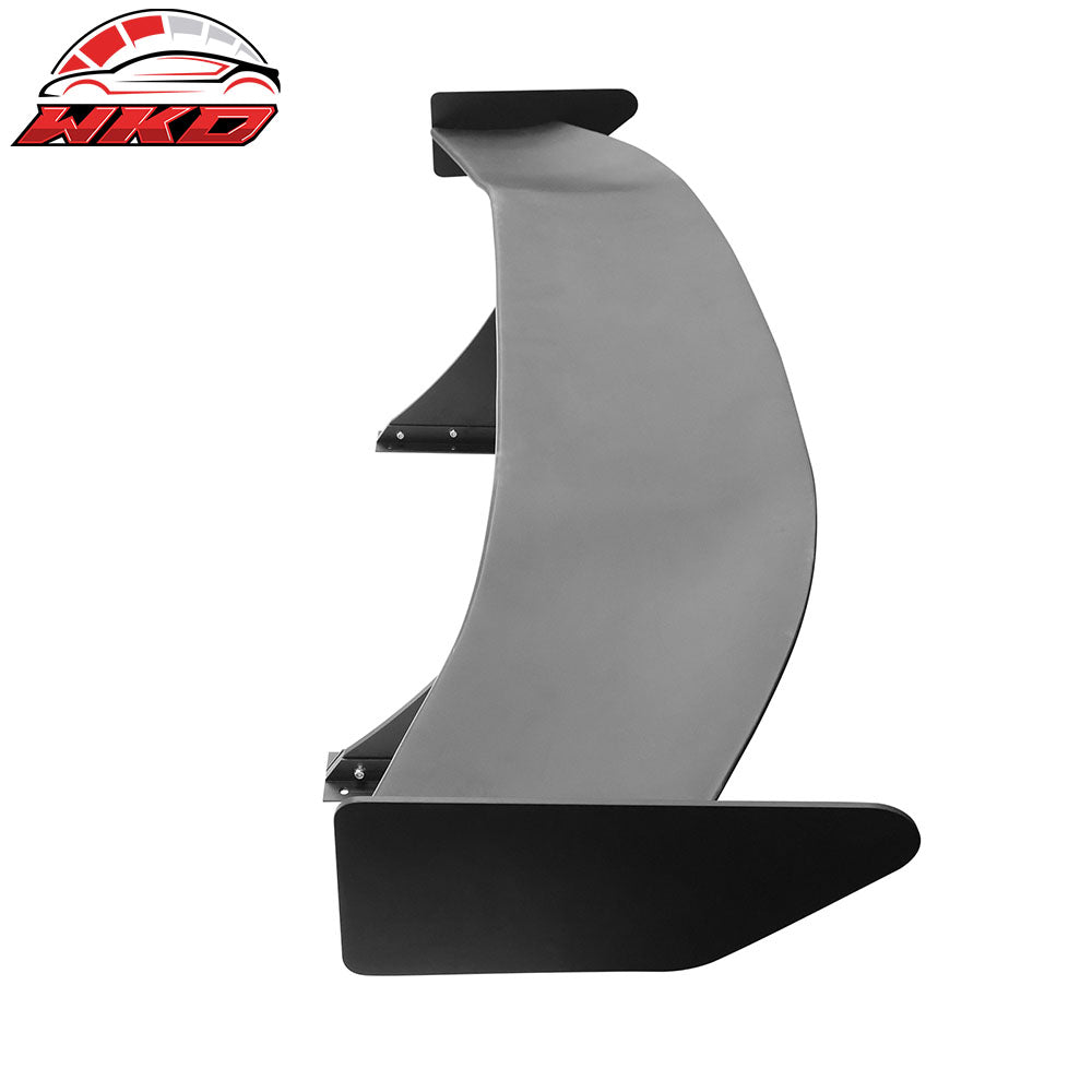 Universal 57" GT Trunk Spoiler Adjustable Rear Racing Wing (V4B Leg + V4A Plate)