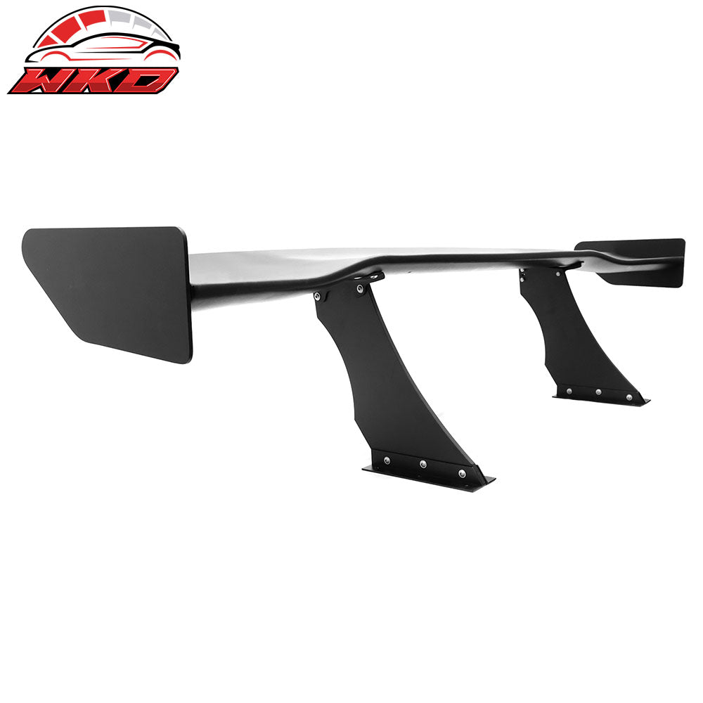 Universal 57" GT Trunk Spoiler Adjustable Rear Racing Wing (V4B Leg + V4A Plate)