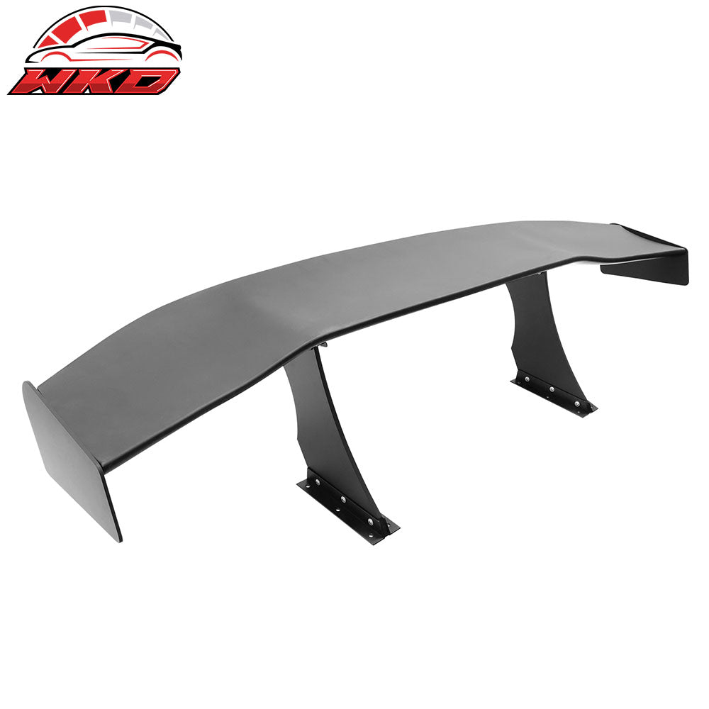 Universal 57" GT Trunk Spoiler Adjustable Rear Racing Wing (V4B Leg + V4C Plate)
