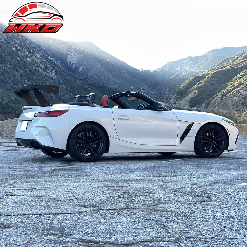 Universal 57" GT Trunk Spoiler Adjustable Rear Racing Wing (V4C Leg + V4A Plate)