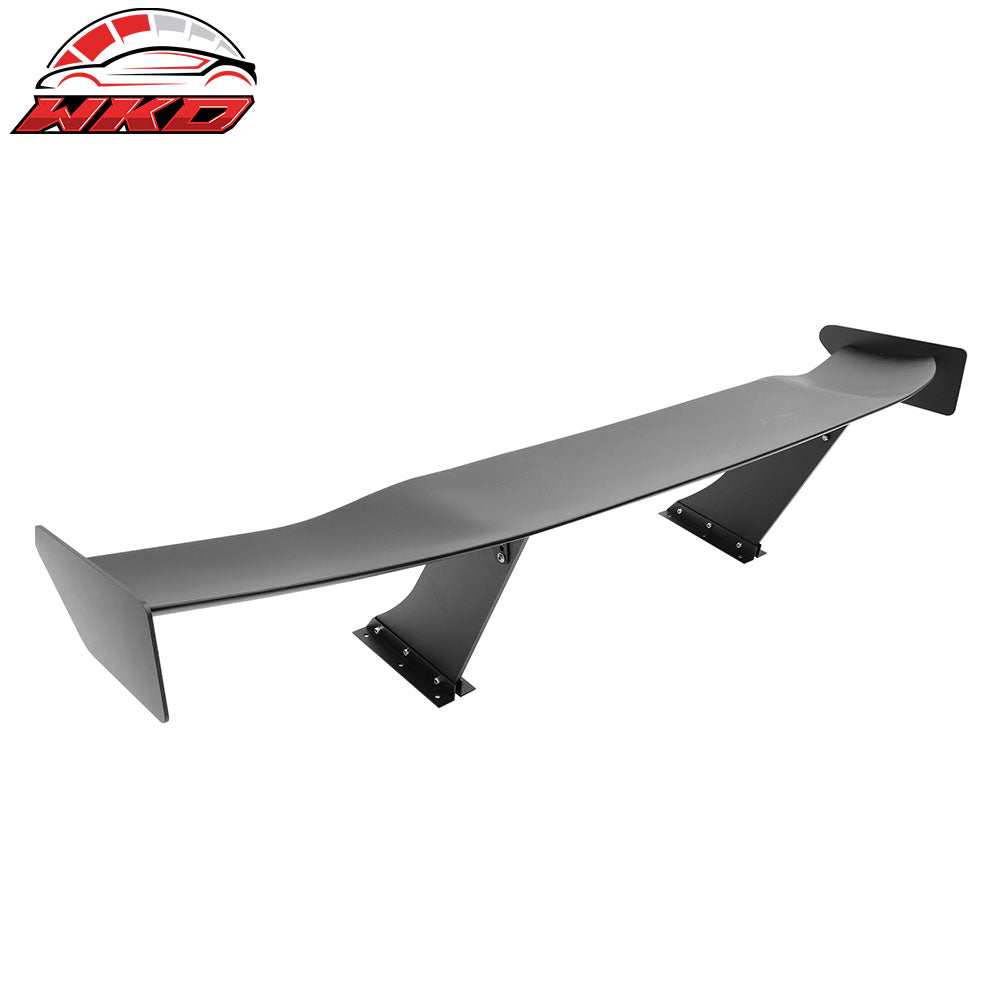 Universal 57" GT Trunk Spoiler Adjustable Rear Racing Wing (V4C Leg + V4A Plate)