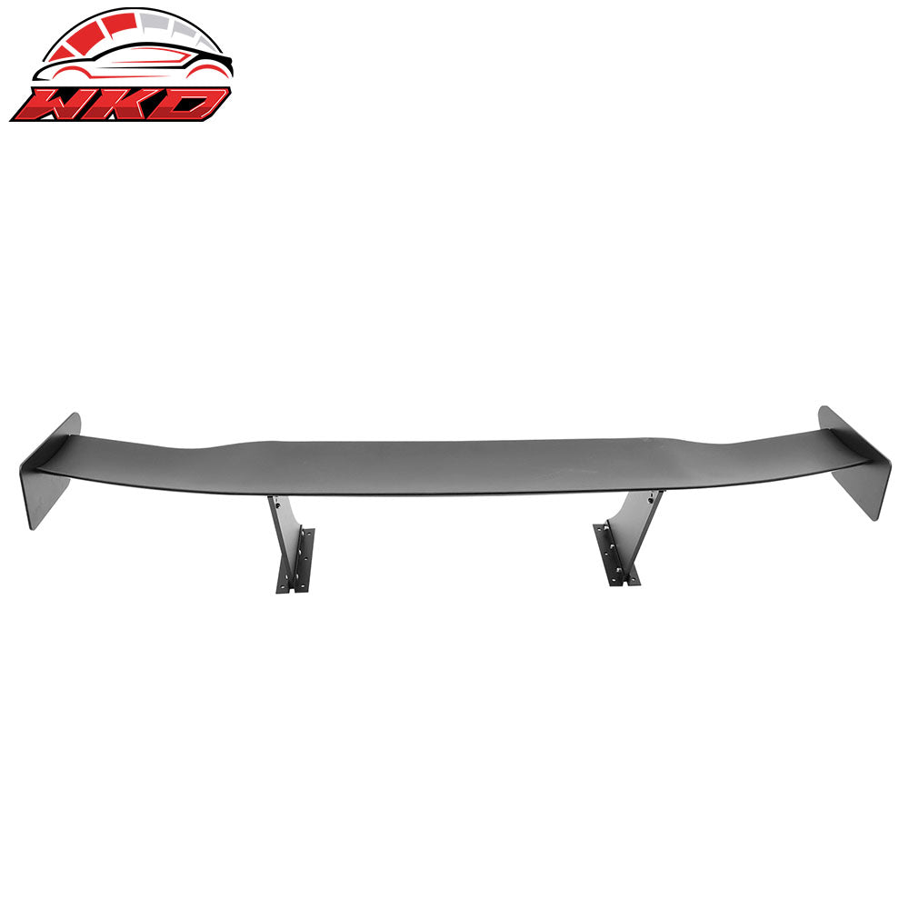 Universal 57" GT Trunk Spoiler Adjustable Rear Racing Wing (V4C Leg + V4A Plate)