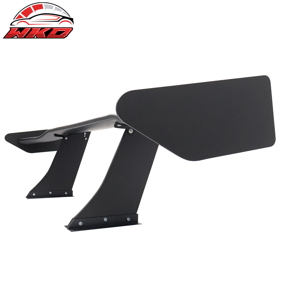 Universal 57" GT Trunk Spoiler Adjustable Rear Racing Wing (V4C Leg + V4A Plate)