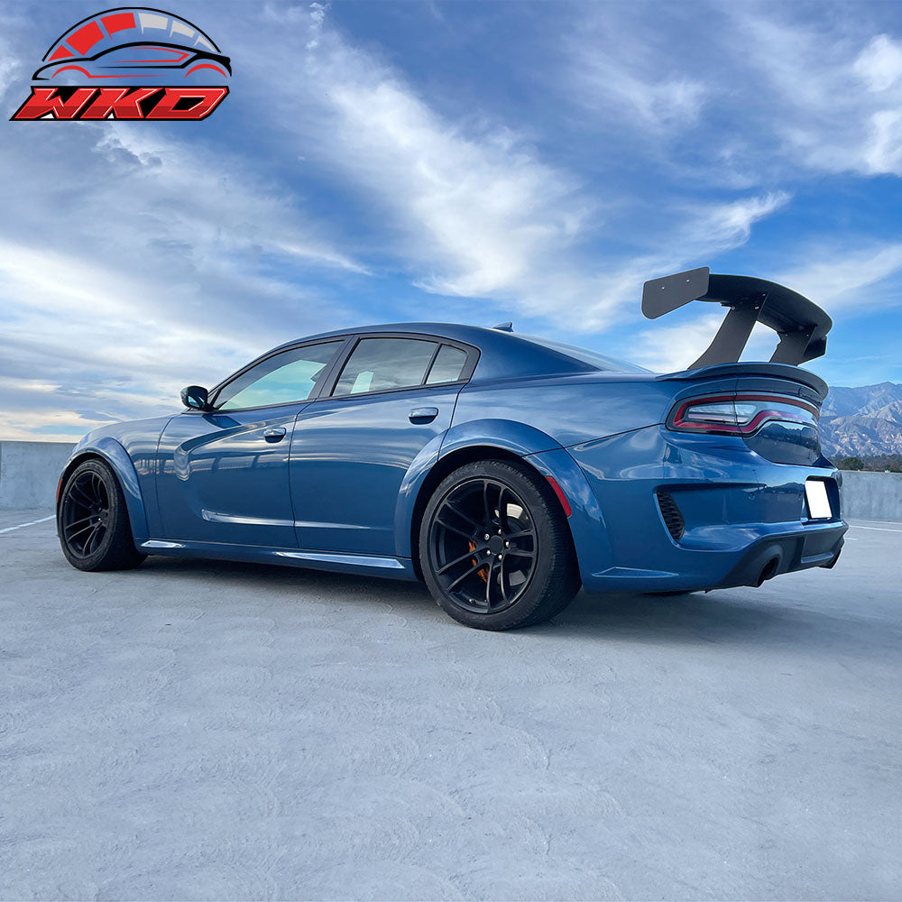 Universal 57" GT Trunk Spoiler Adjustable Rear Racing Wing (V4C Leg + V4C Plate)