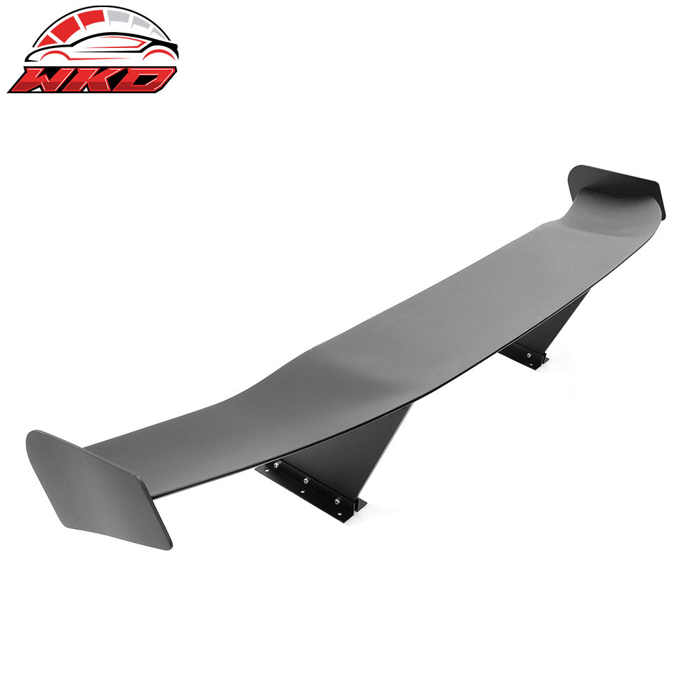 Universal 57" GT Trunk Spoiler Adjustable Rear Racing Wing (V4C Leg + V4C Plate)