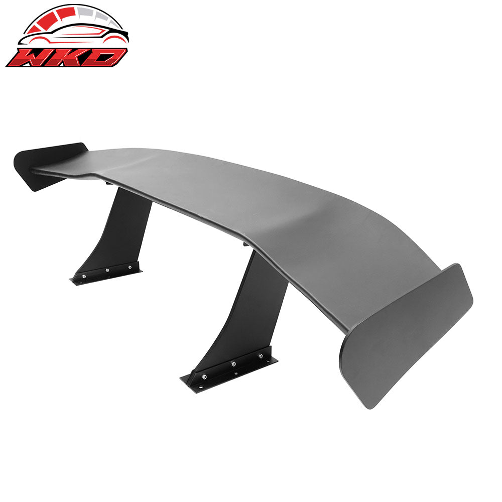Universal 57" GT Trunk Spoiler Adjustable Rear Racing Wing (V4C Leg + V4C Plate)