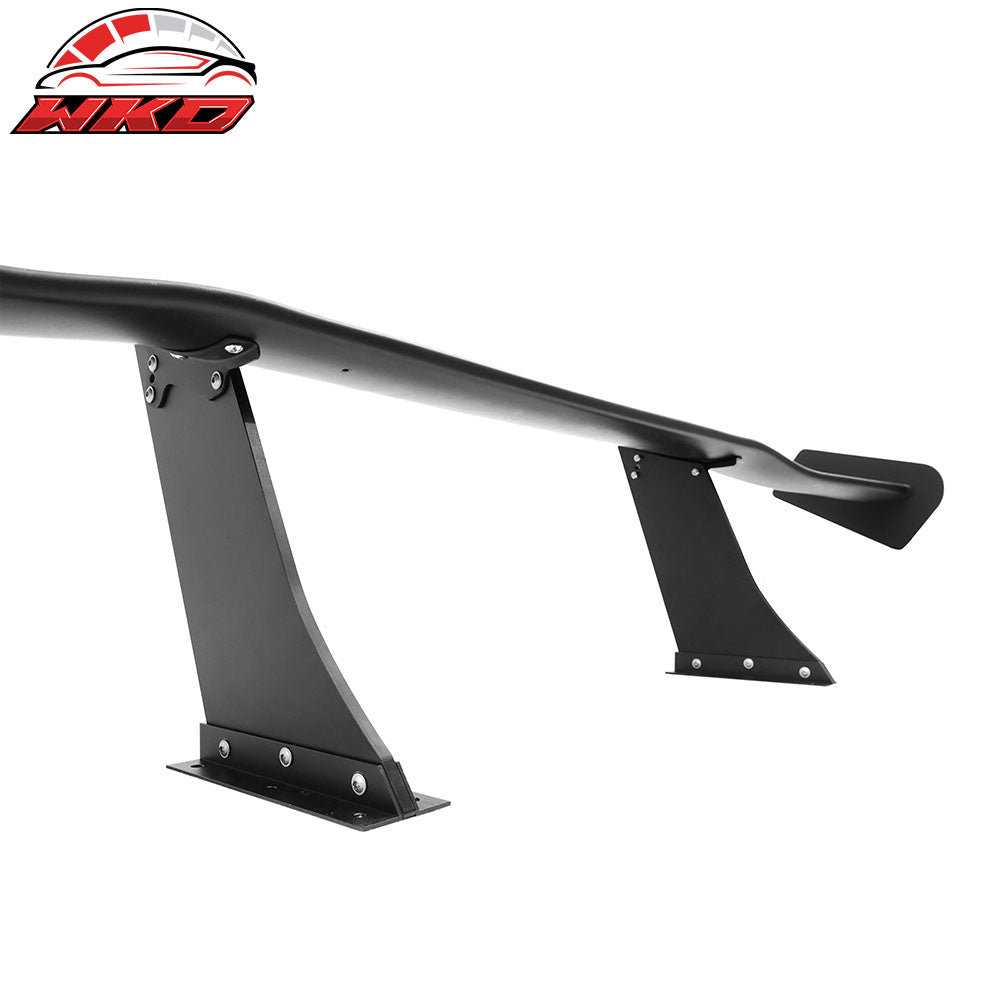 Universal 57" GT Trunk Spoiler Adjustable Rear Racing Wing (V4C Leg + V4C Plate)