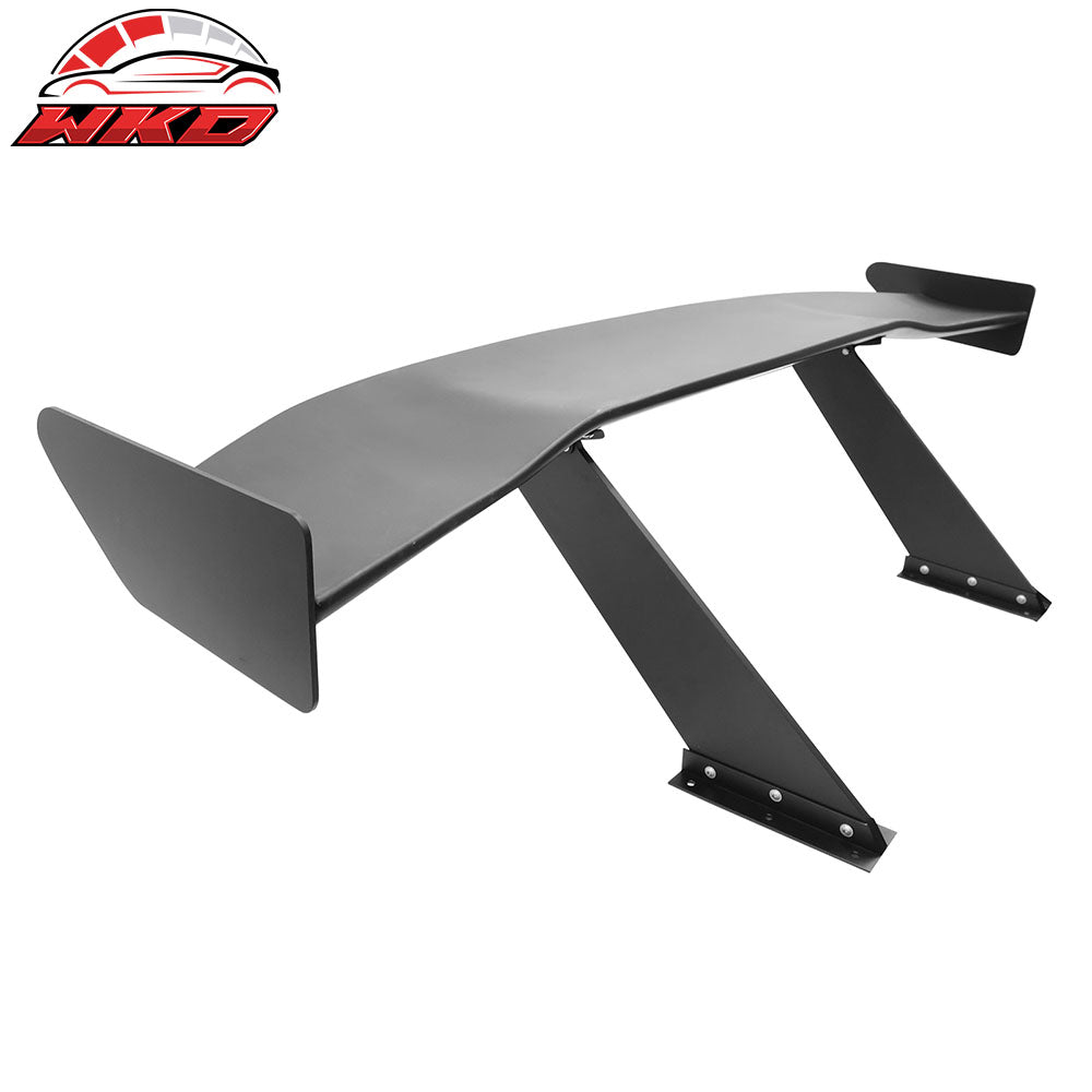 Universal 57" GT Trunk Spoiler Adjustable Rear Racing Wing (V4D Leg + V4A Plate)
