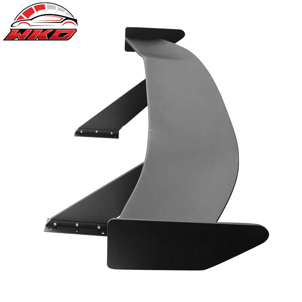 Universal 57" GT Trunk Spoiler Adjustable Rear Racing Wing (V4D Leg + V4A Plate)