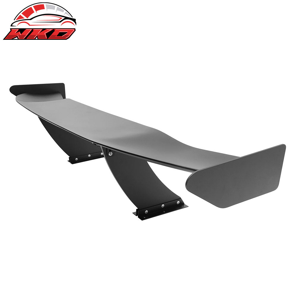 Universal 61" GT Trunk Spoiler Adjustable Rear Racing Wing (V4A Leg + V4A Plate)