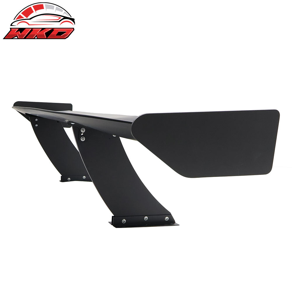 Universal 61" GT Trunk Spoiler Adjustable Rear Racing Wing (V4A Leg + V4A Plate)