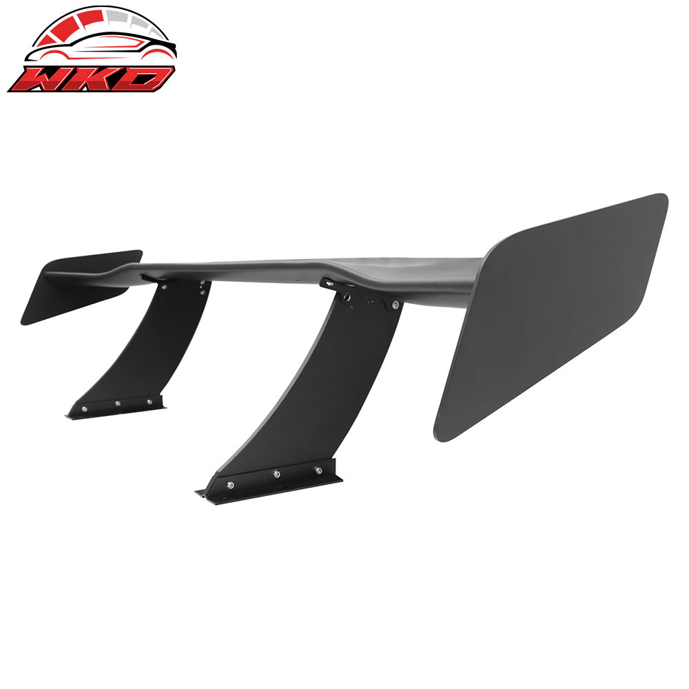 Universal 61" GT Trunk Spoiler Adjustable Rear Racing Wing (V4A Leg + V4D Plate)