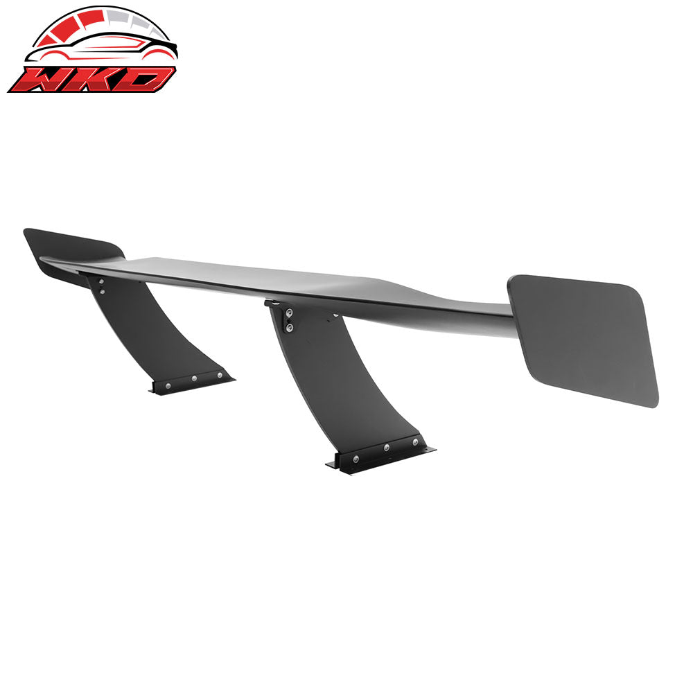 Universal 61" GT Trunk Spoiler Adjustable Rear Racing Wing (V4A Leg + V4D Plate)