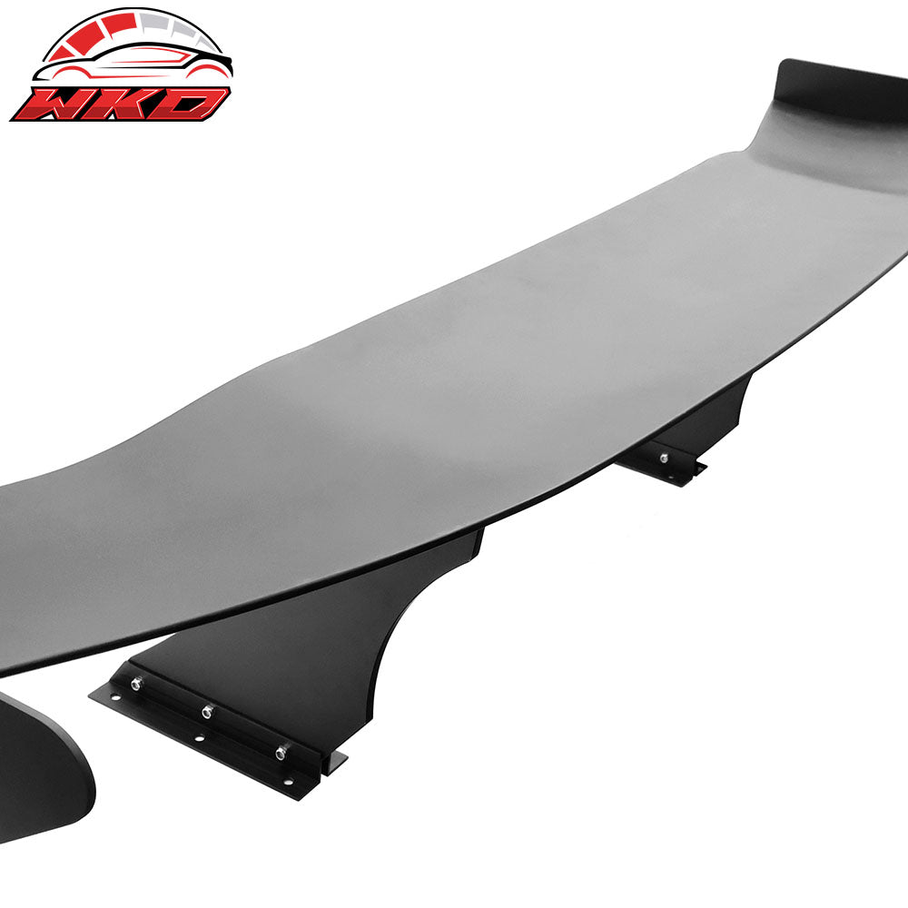 Universal 61" GT Trunk Spoiler Adjustable Rear Racing Wing (V4B Leg + V4A Plate)