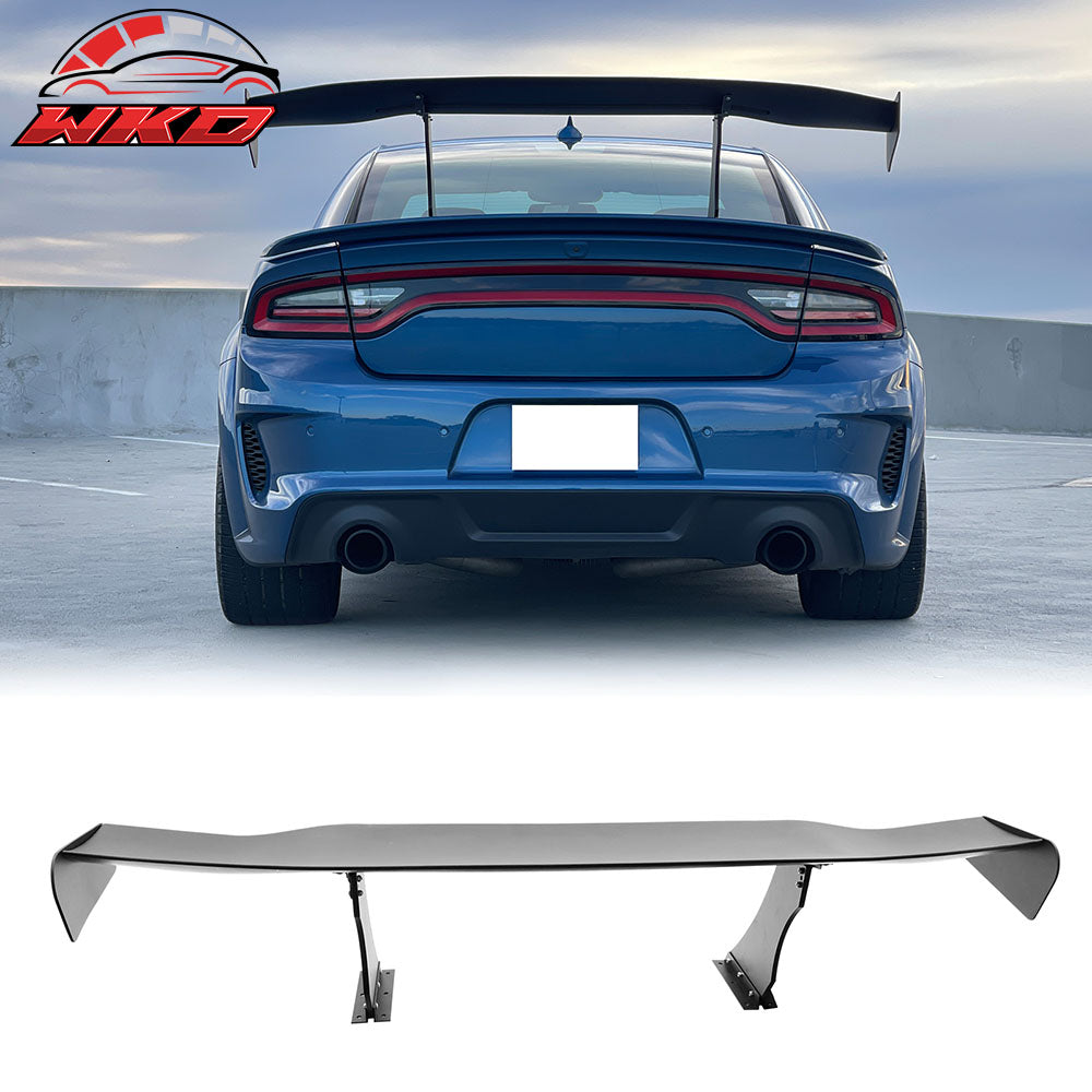 Universal 61" GT Trunk Spoiler Adjustable Rear Racing Wing (V4B Leg + V4C Plate)