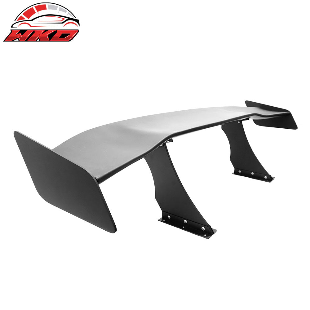 Universal 61" GT Trunk Spoiler Adjustable Rear Racing Wing (V4B Leg + V4D Plate)
