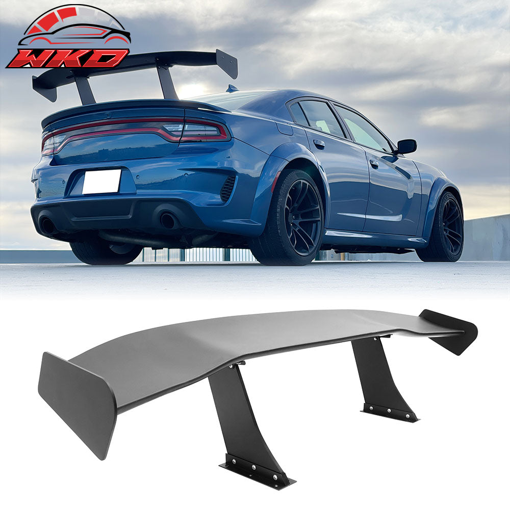 Universal 61" GT Trunk Spoiler Adjustable Rear Racing Wing (V4C Leg + V4C Plate)