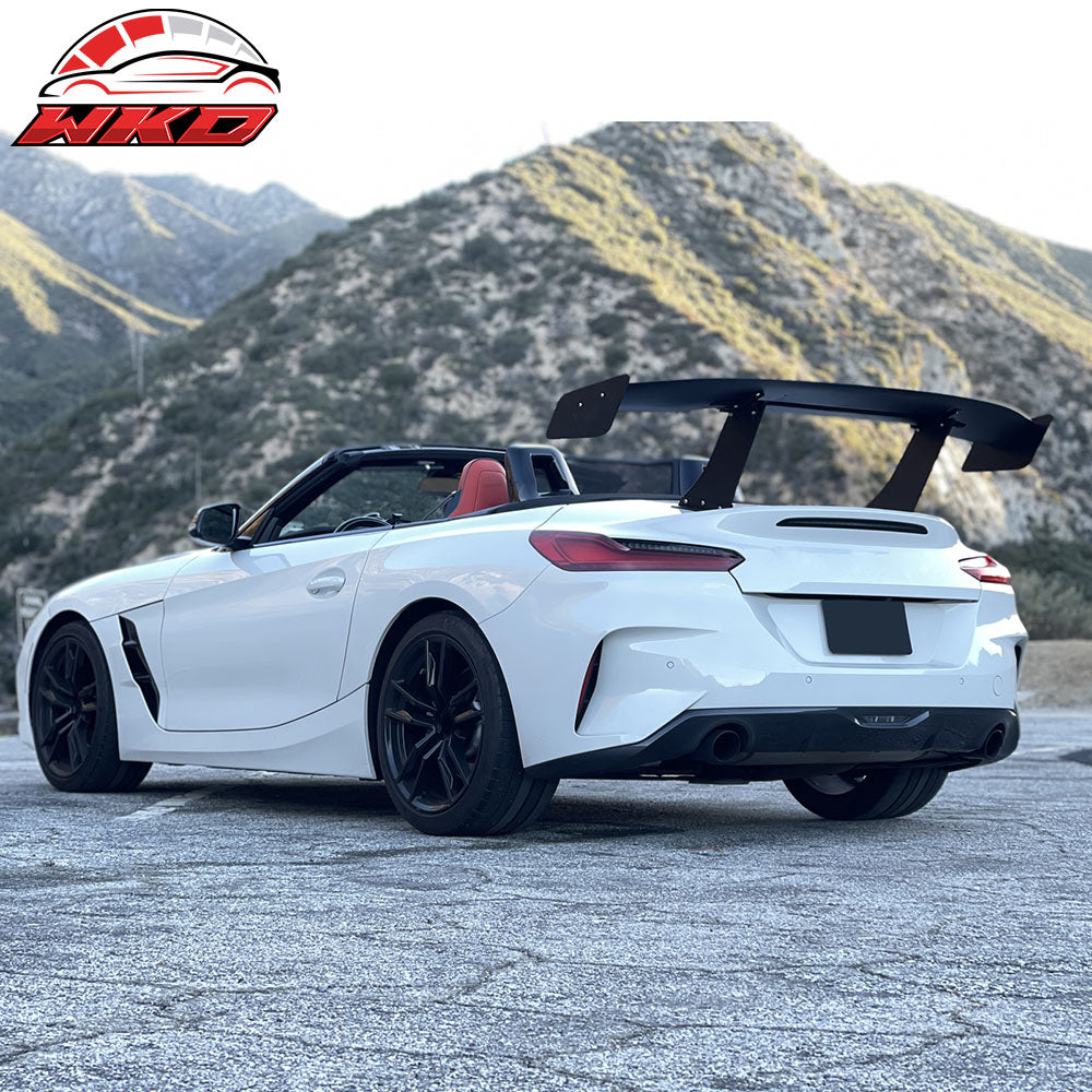 Universal 61" GT Trunk Spoiler Adjustable Rear Racing Wing (V4C Leg + V4D Plate)