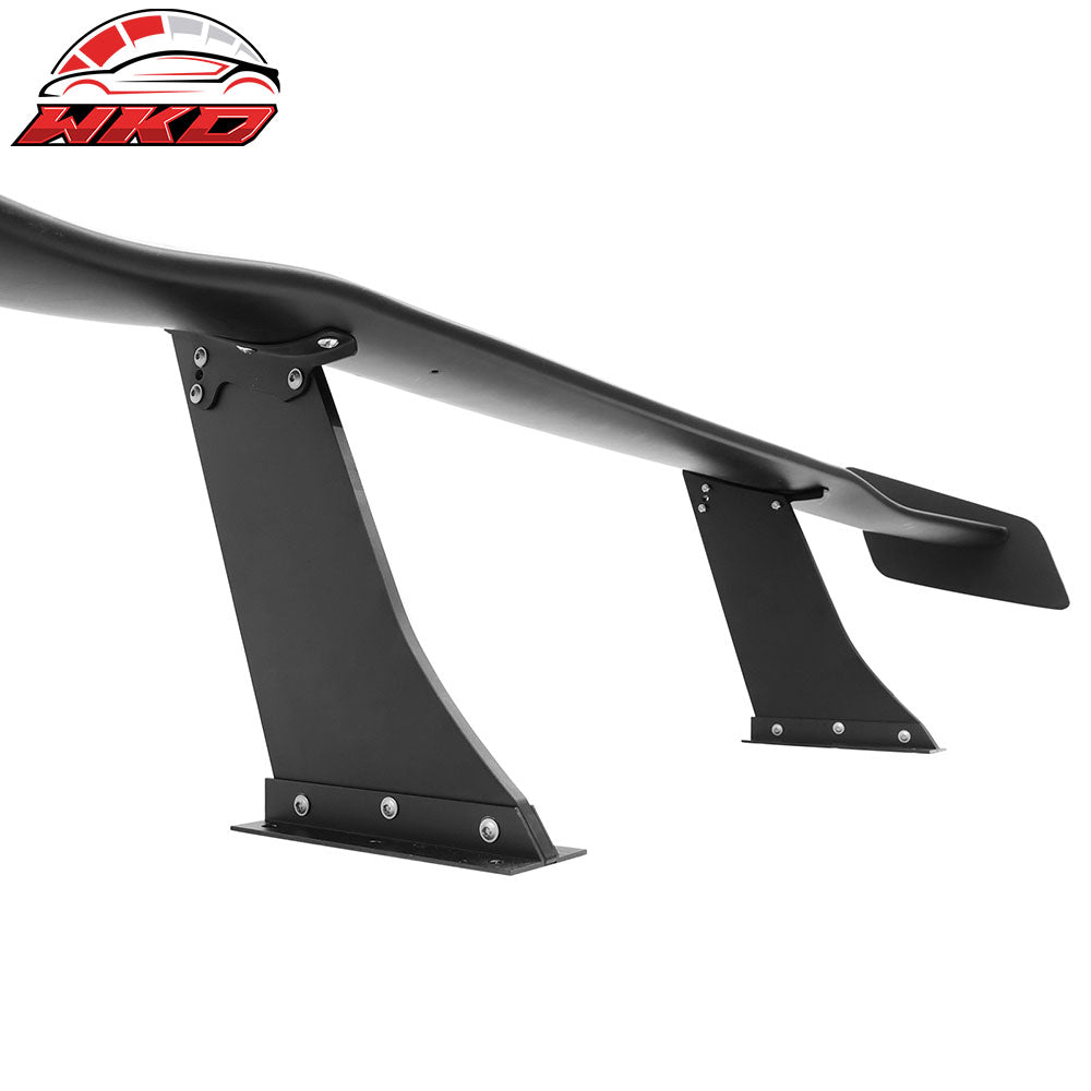 Universal 61" GT Trunk Spoiler Adjustable Rear Racing Wing (V4C Leg + V4D Plate)