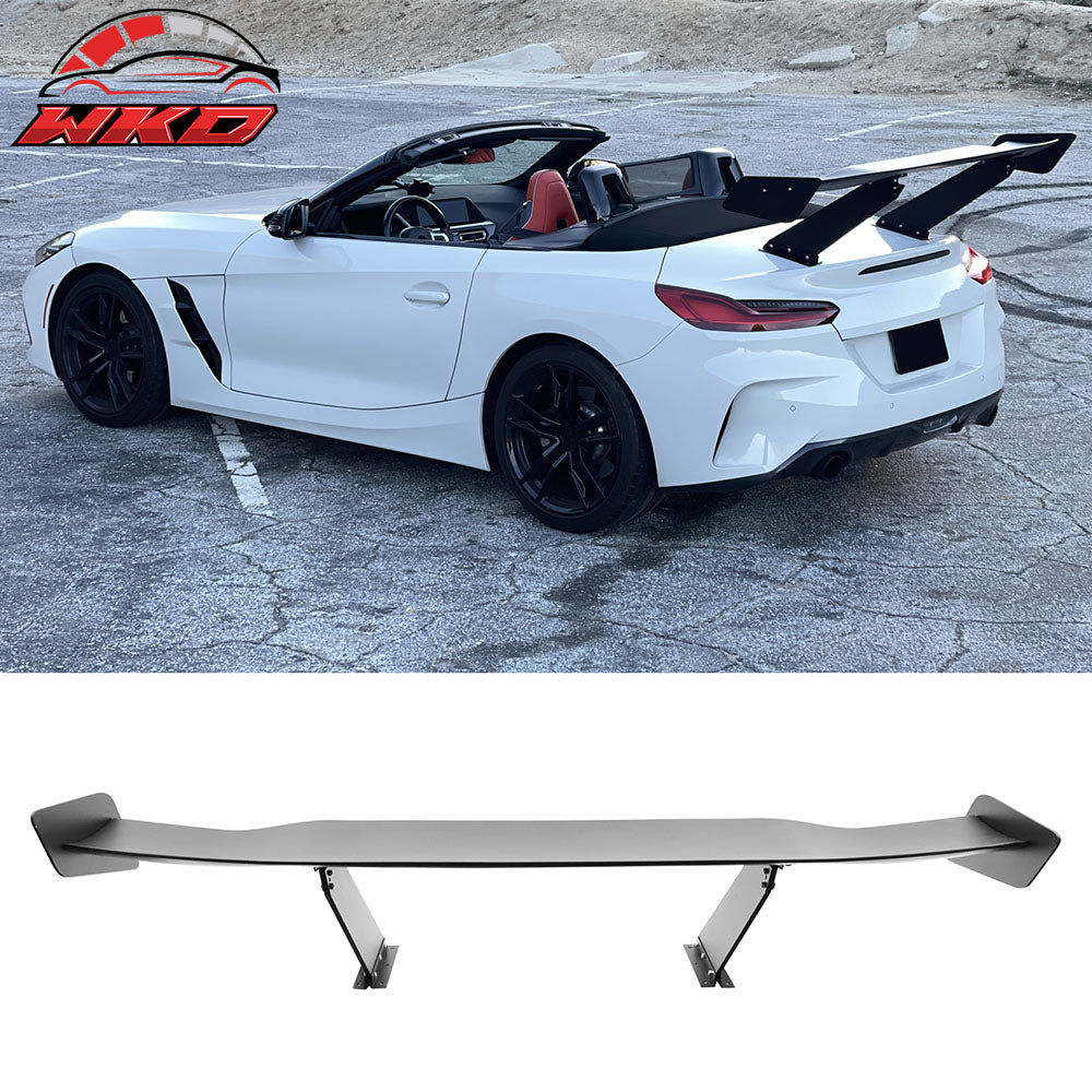 Universal 61" GT Trunk Spoiler Adjustable Rear Racing Wing (V4D Leg + V4D Plate)