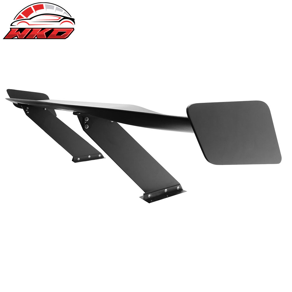 Universal 61" GT Trunk Spoiler Adjustable Rear Racing Wing (V4D Leg + V4D Plate)