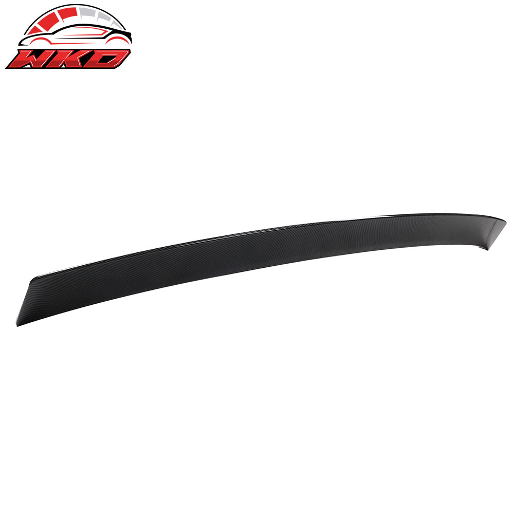 Fits 22-24Ā Hyundai Ioniq 5 Trunk Spoiler + Roof Spoiler Carbon Fiber Print ABS