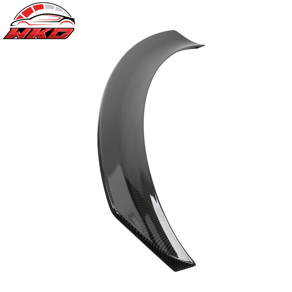 Fits 22-24Ā Hyundai Ioniq 5 Trunk Spoiler + Roof Spoiler Carbon Fiber Print ABS