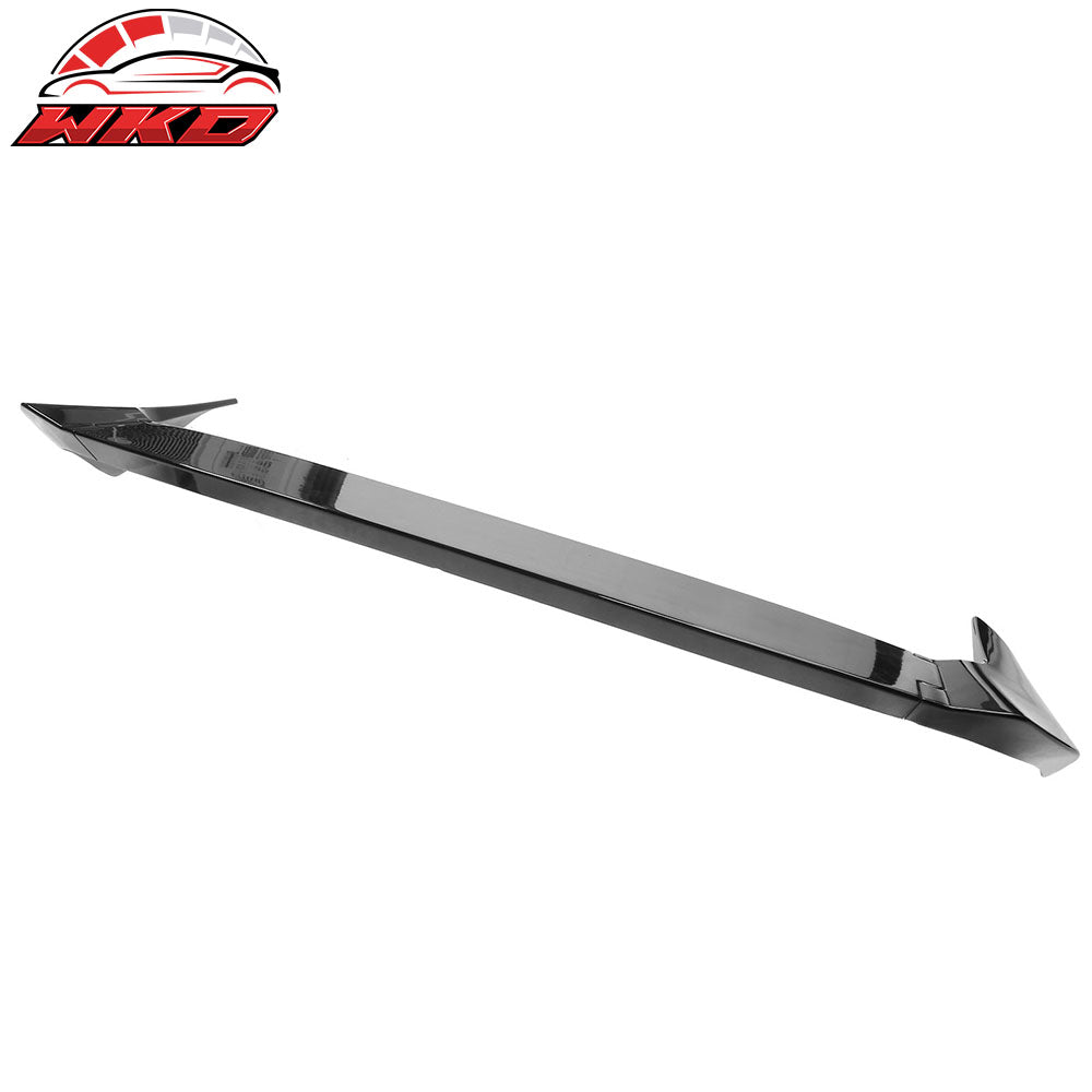 Fits 22-24Ā Hyundai Ioniq 5 Rear Trunk Spoiler + Roof Spoiler Lip Gloss Black ABS