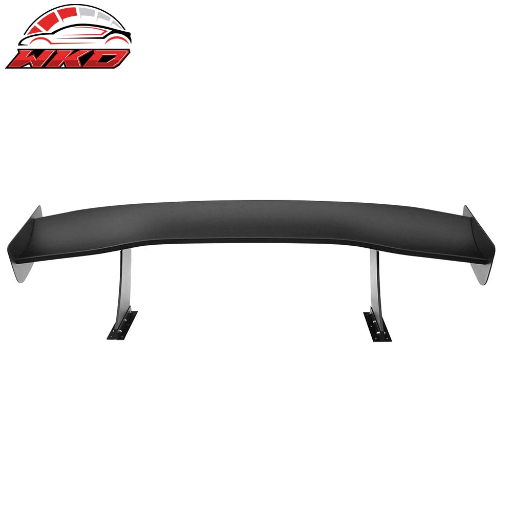 67" GTC300 Style Trunk Spoiler Rear Racing Wing (V4A Leg + Side Plate) | Wholesale - Wikond Auto