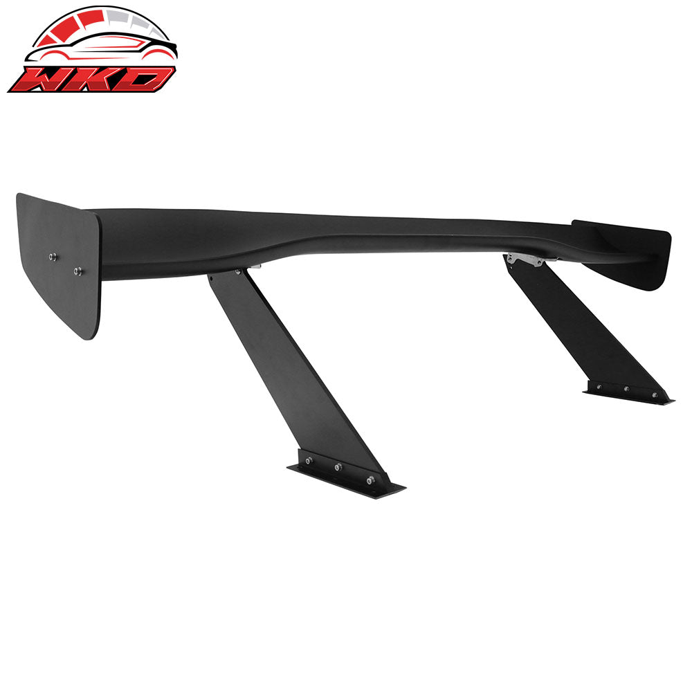 Universal 67" GTC300 Style Trunk Spoiler Rear Racing Wing (V4D Leg + Side Plate)
