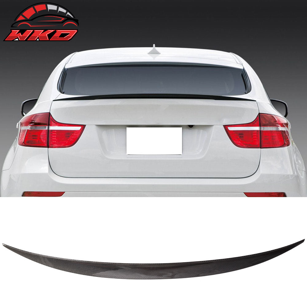 Fits 08-13 BMW E71 X6 Performance Style Rear Trunk Spoiler Wing Carbon Fiber CF