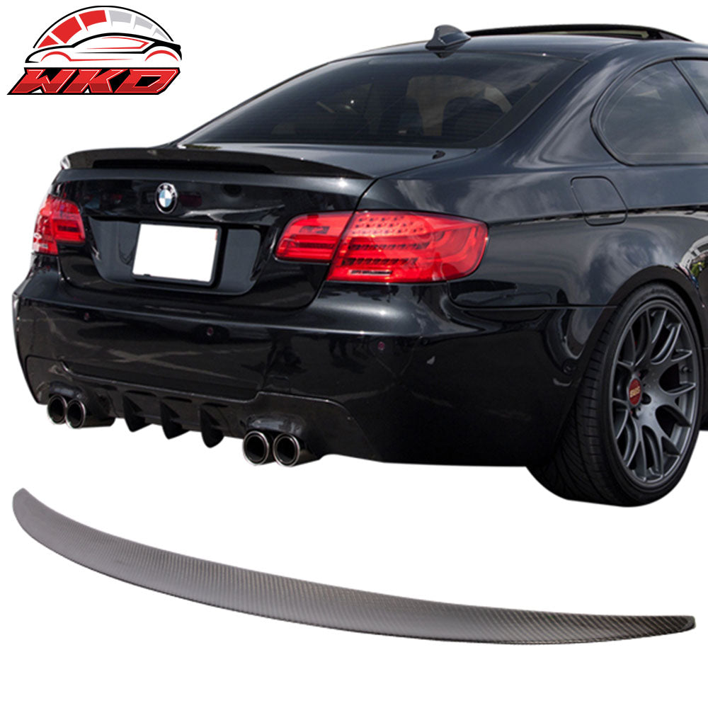 Fits 07-13 BMW 3 Series E92 3-Series Performance Trunk Spoiler Carbon Fiber CF