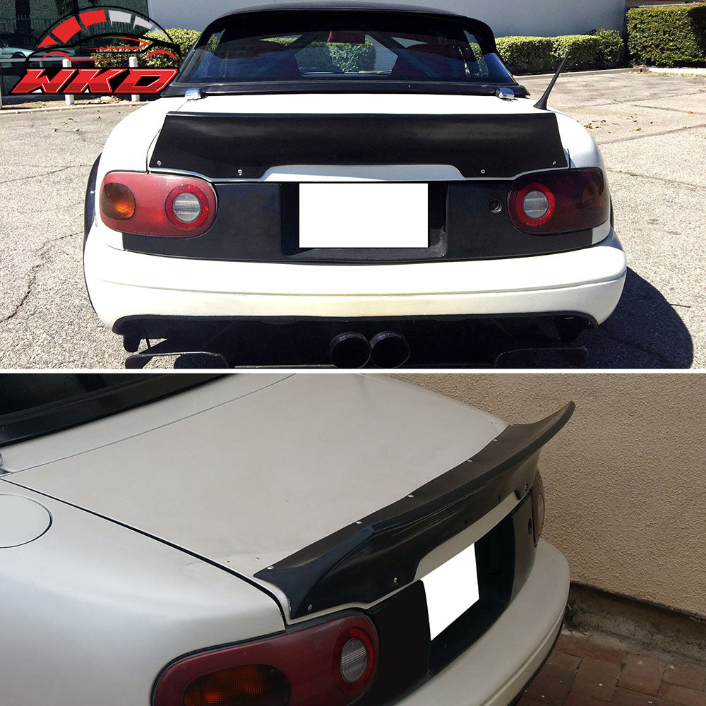 Wholesale 90-97 Mazda Miata RB Rocket Style Add-on Rear Trunk Spoiler Lip PU Unpainted