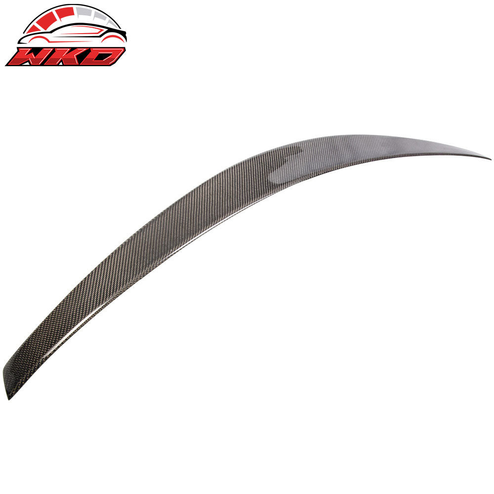 Fits 08-14 Benz C-Class W204 Sedan D Style Carbon Fiber CF Rear Trunk Spoiler