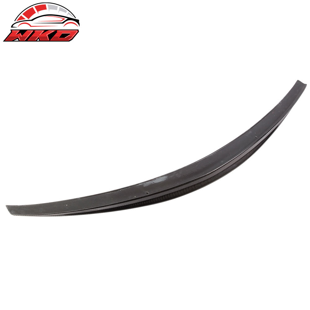 Fits 08-14 Benz C-Class W204 Sedan D Style Carbon Fiber CF Rear Trunk Spoiler