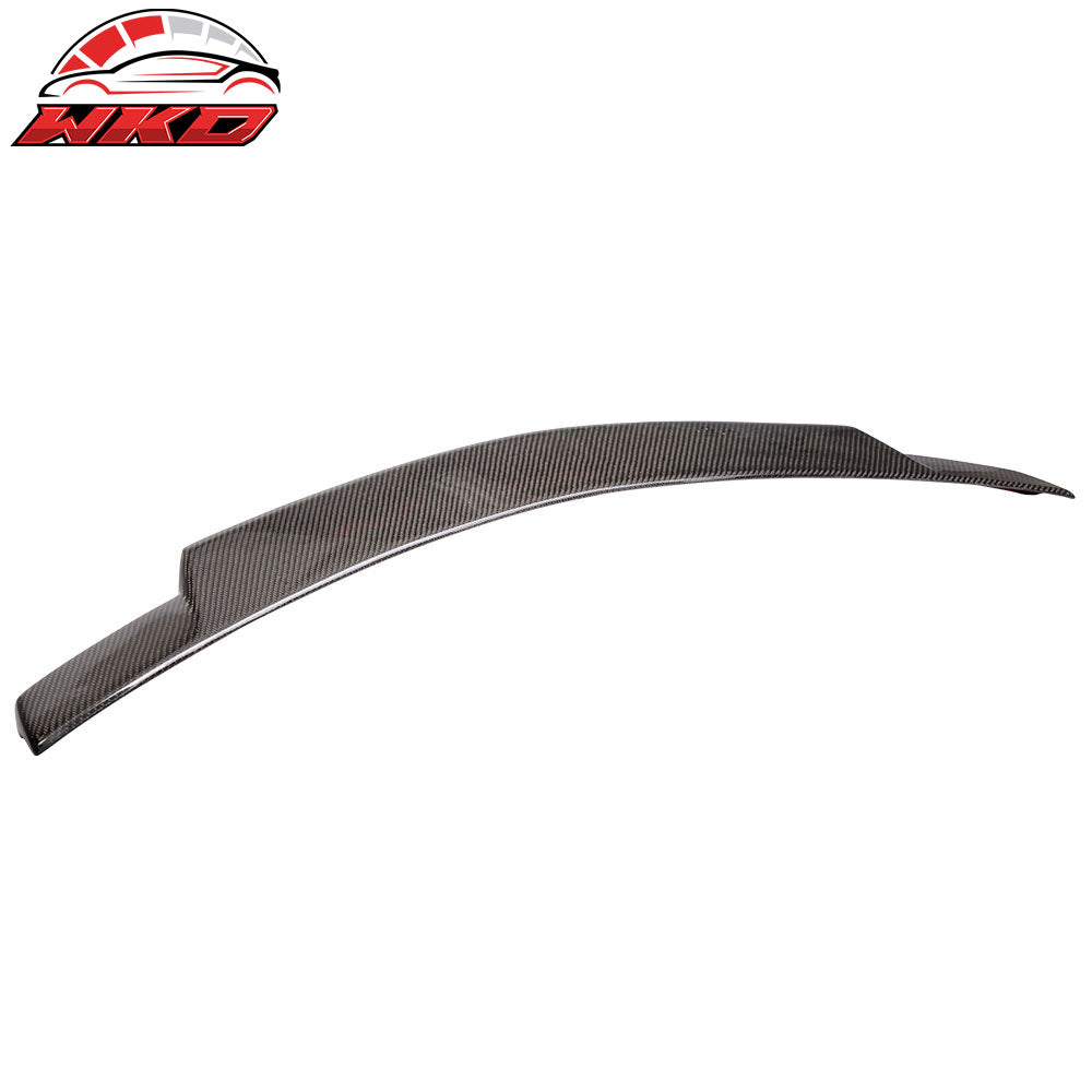 Fits 08-14 Benz C-Class W204 Sedan V Style Carbon Fiber CF Rear Trunk Spoiler