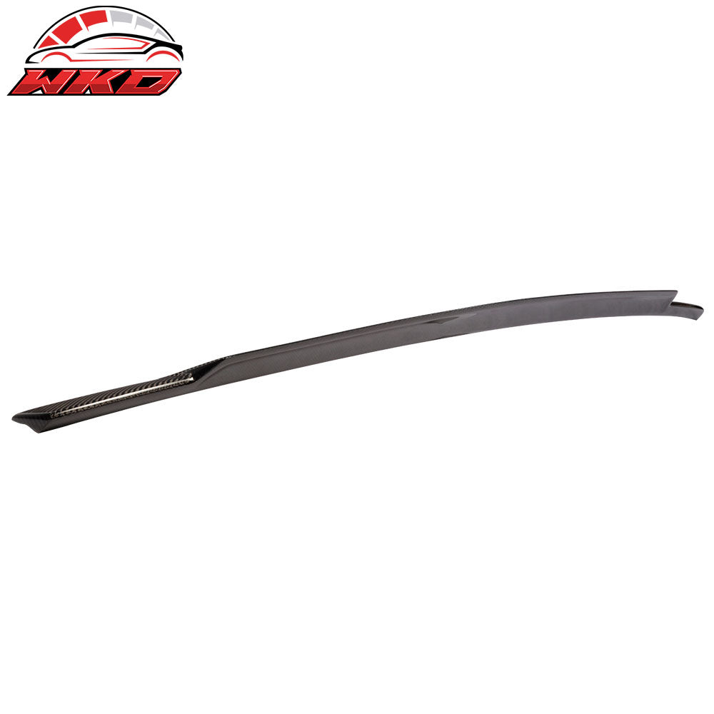 Fits 08-14 Benz C-Class W204 Sedan V Style Carbon Fiber CF Rear Trunk Spoiler