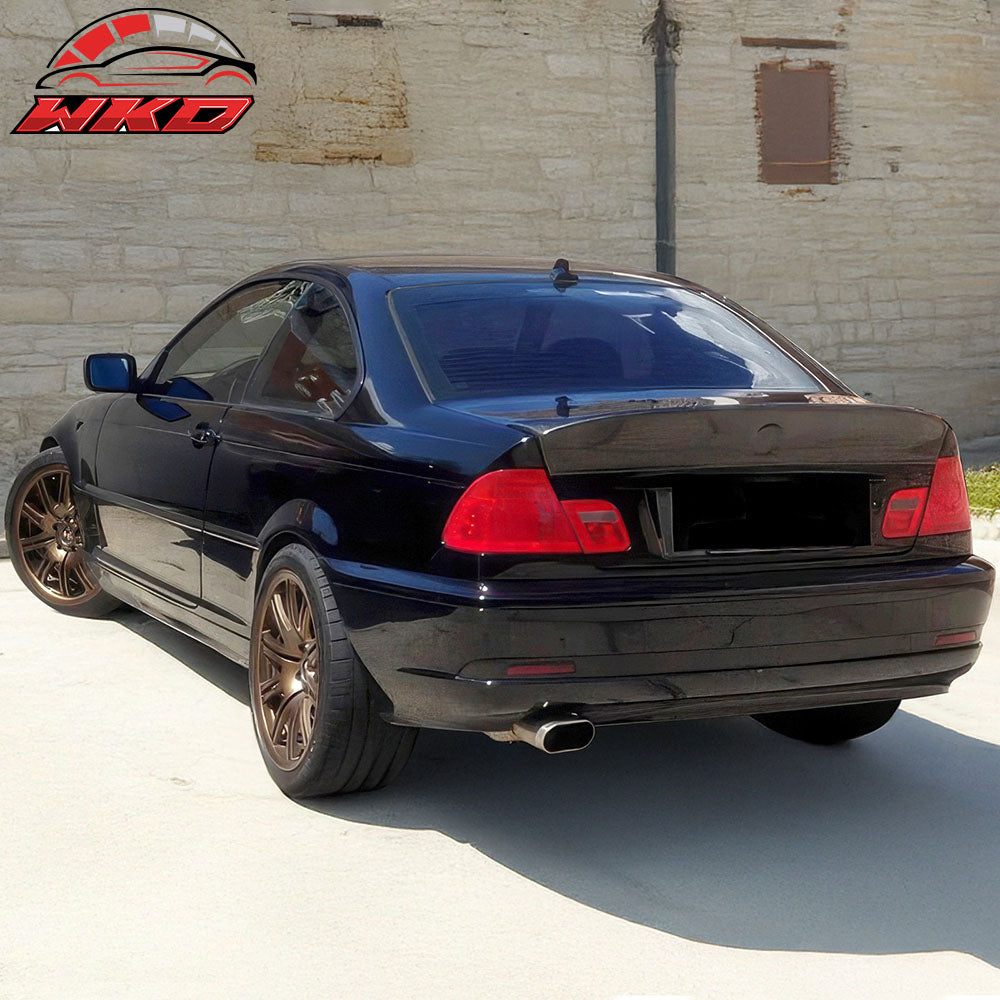 Fits 00-06 BMW E46 3 Series 2Door & M Coupe Trunk Spoiler Wing Carbon Fiber
