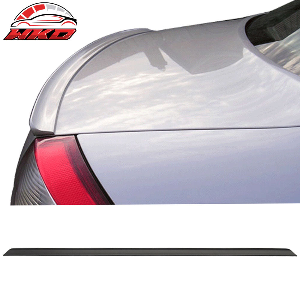 Fits 99-03 Volvo S40 1st Gen Unpainted Black Trunk Spoiler Wing - PUF