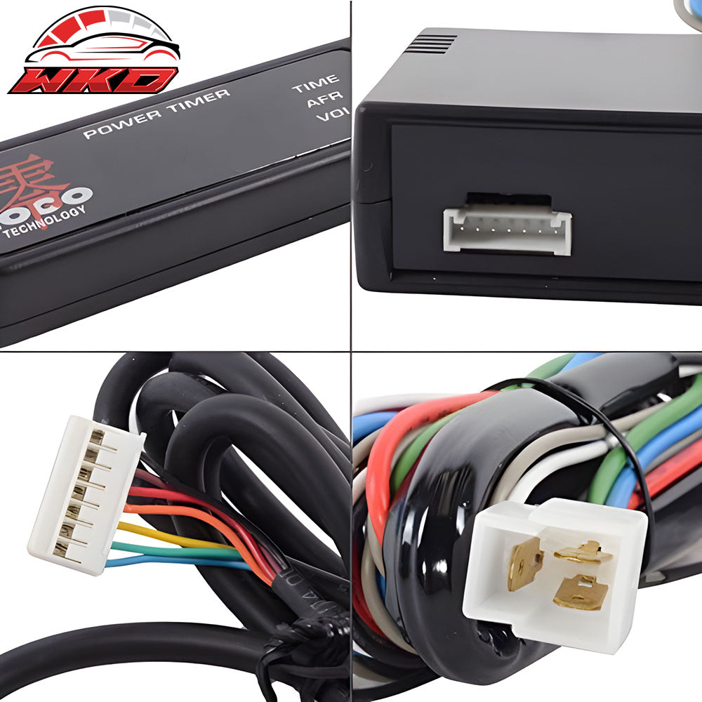 Top Fuel Zero 1000 Universal NA $ Turbo Timer - Black With Red LED Display