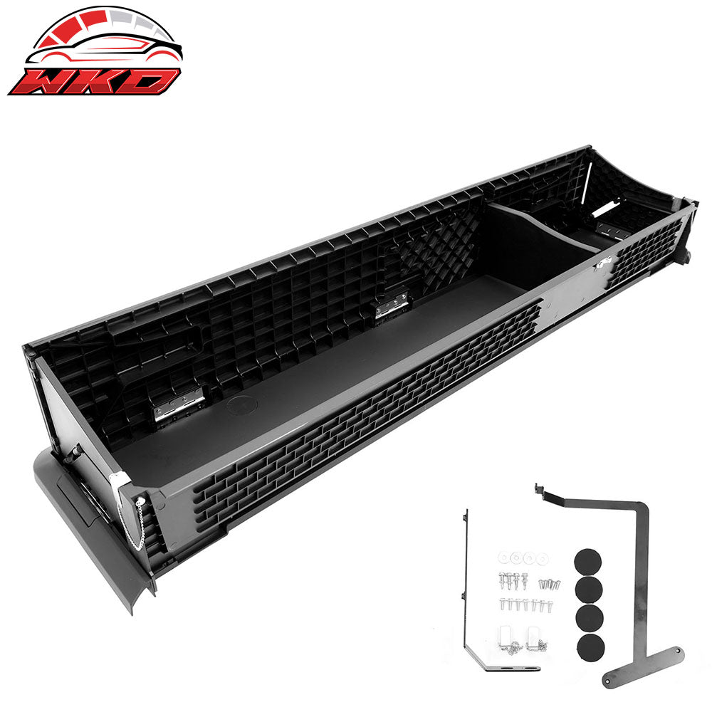For 15-25 Ford F-150 F-250 F-350 F-450 Crew Cab Under Seat Organizer Storage Box