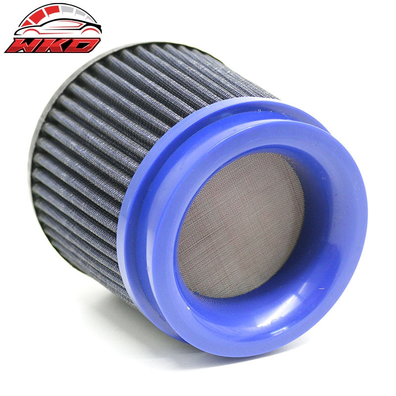 Universal 3"/76mm High Flow Inlet Dry Filter Cold Air Intake Cone Replacement