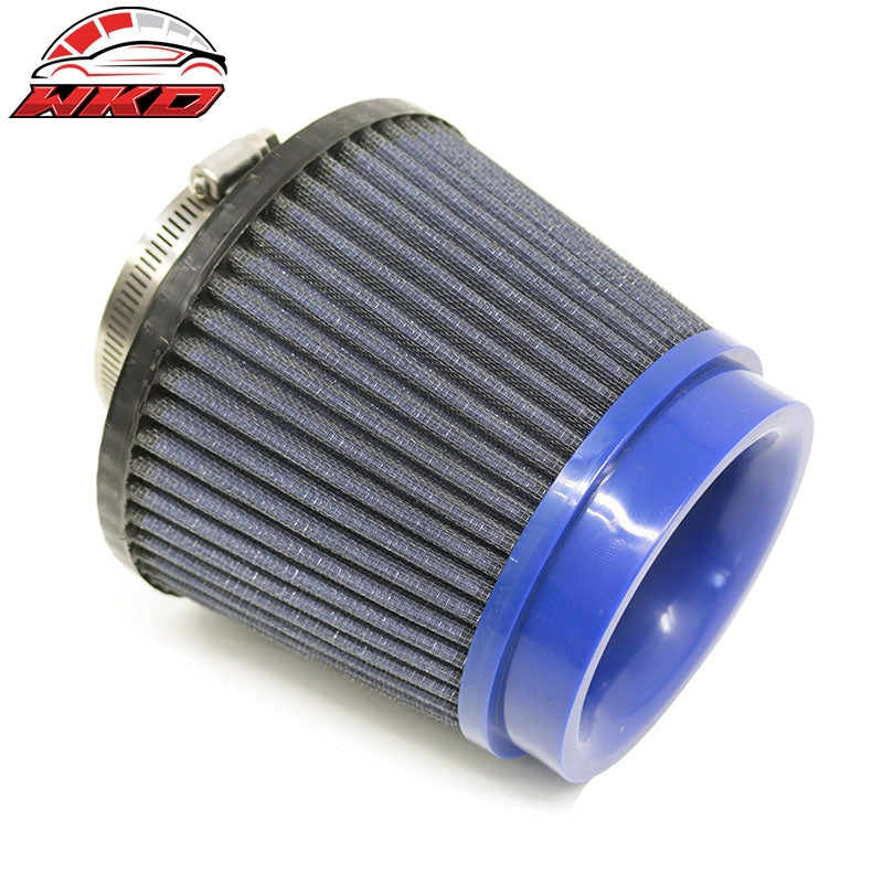 Universal 3"/76mm High Flow Inlet Dry Filter Cold Air Intake Cone Replacement