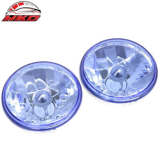 Wholesale Universal 5" Head Lights Blue Lamps Cover for H4 12V 55/60W Bulb 2PCS Set - Wikond Auto