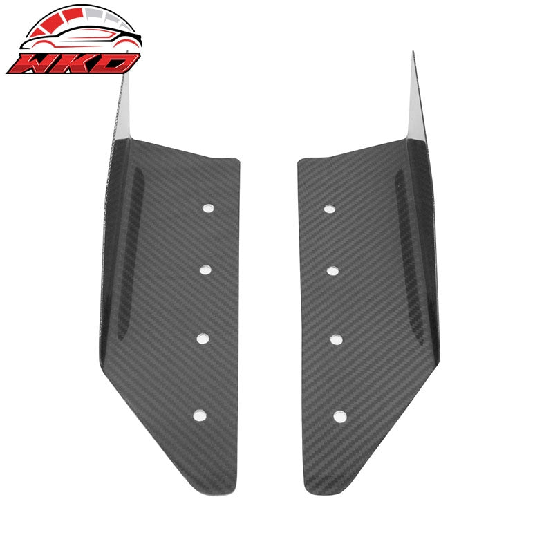 Wholesale Universal Angle Style Black Side Skirts Rocker Panel Extension Dry Carbon Fiber