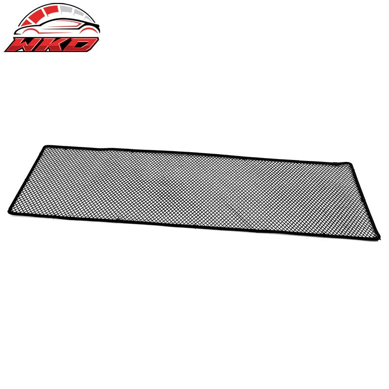 Wholesale Universal Black Woven Mesh Lock Crimp Front Insert Grille Grill Stainless Steel