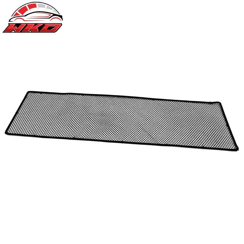 Wholesale Universal Black Woven Mesh Lock Crimp Front Insert Grille Grill Stainless Steel