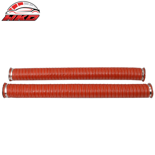 Wholesale Universal Brake Cooling Dual Layer Insulation Hose W/ Flange 3.5 Inch 2 Pc